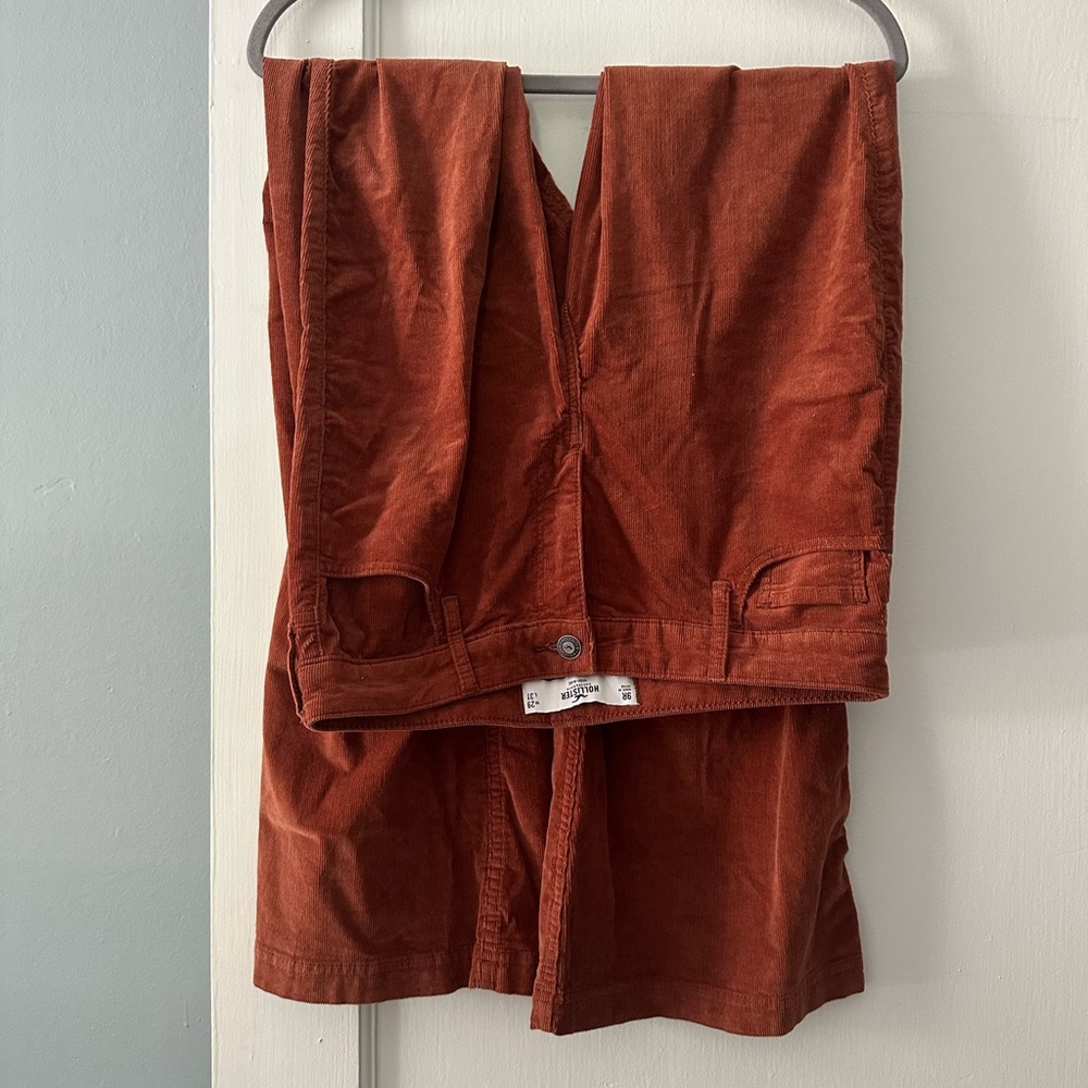 Hollister Burnt Orange Corduroy Pants - Picture 2 of 5